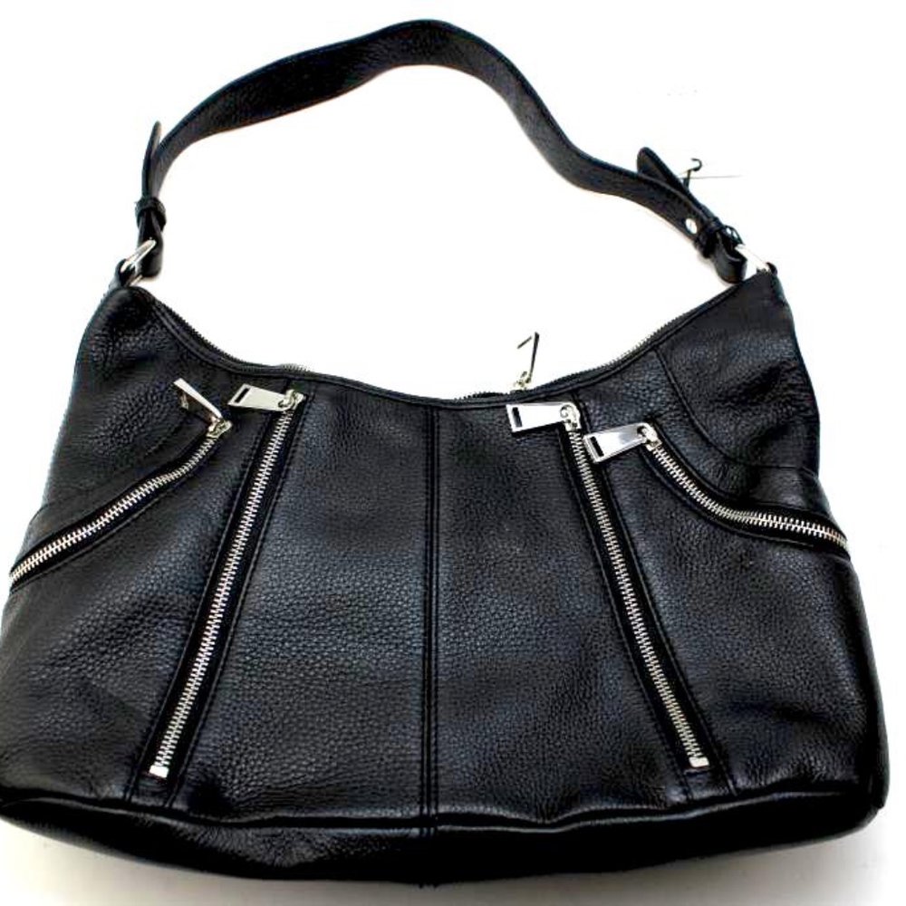 CALVIN KLEIN LEATHER HANDBAG